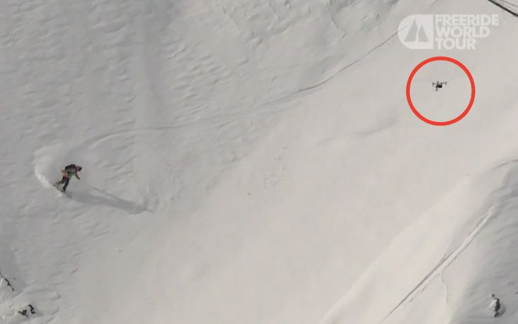 FWT Hakuba 2020の中継映像とドローン