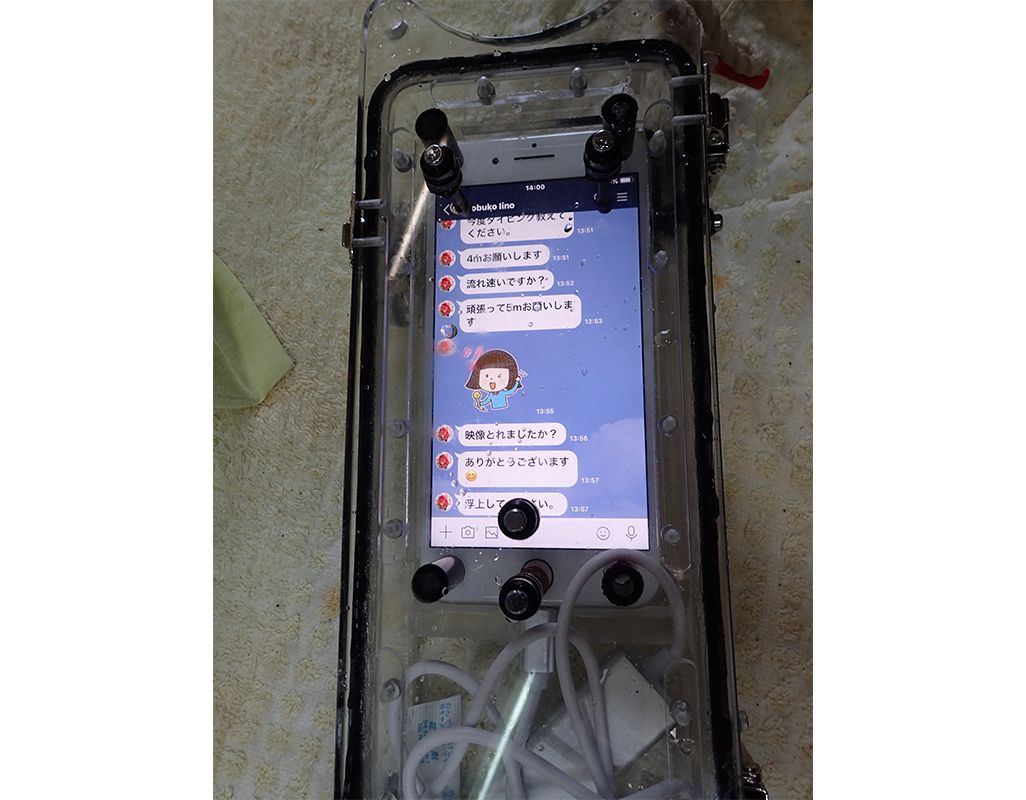 防水仕様のiPhone