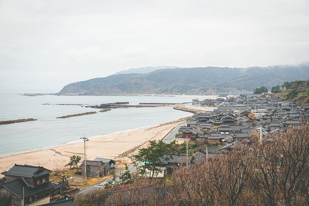 能登半島の沿岸部