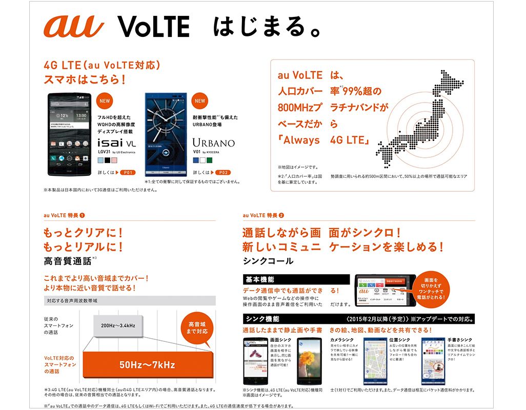 2014年au総合カタログvol.7より