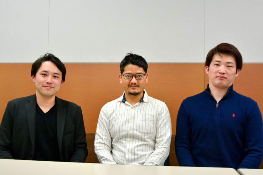 NPO法人ASHA 代表理事 任 喜史さん、共同代表理事 サッキャ・サンディープさん、事業推進局 峰松 優さん