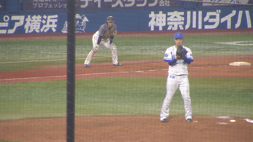 「ベイプラ」の投手1塁側カメラ