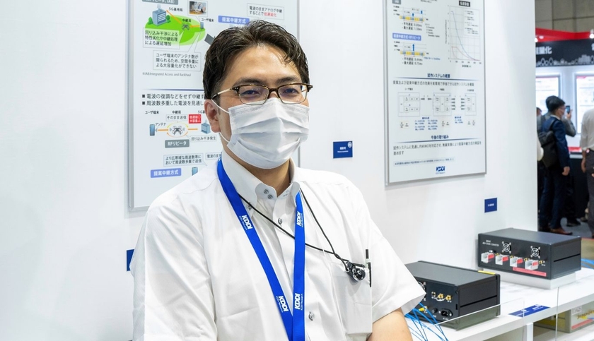 WTP2022におけるKDDI総合研究所ブースの研究員