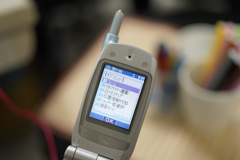 A3012CA（カシオ）のカメラメニュー