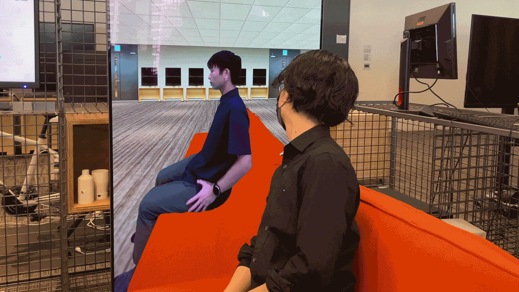 KDDI総合研究所のSync Sofaの体験者動画