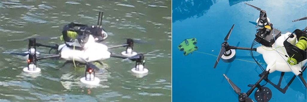 KDDIの水空合体ドローン