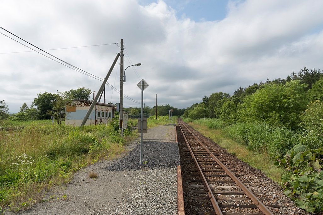 北海道 宗谷本線 安牛駅のホーム