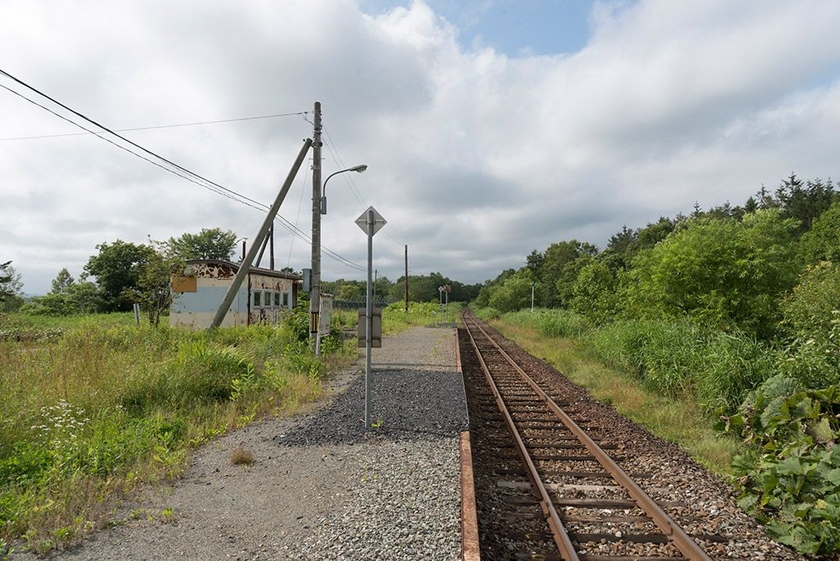 北海道 宗谷本線 安牛駅のホーム