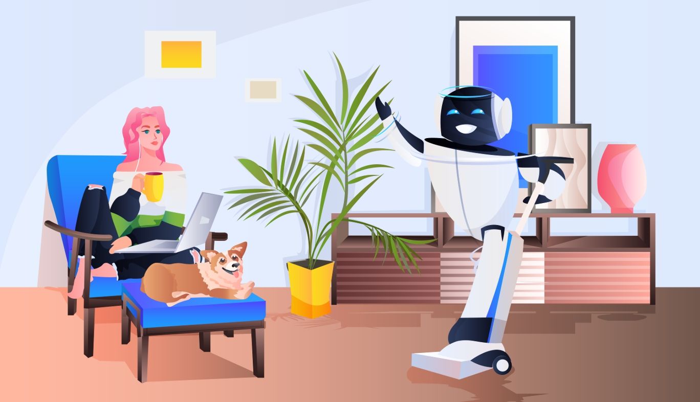 AIロボットによるコンシェルジュ
