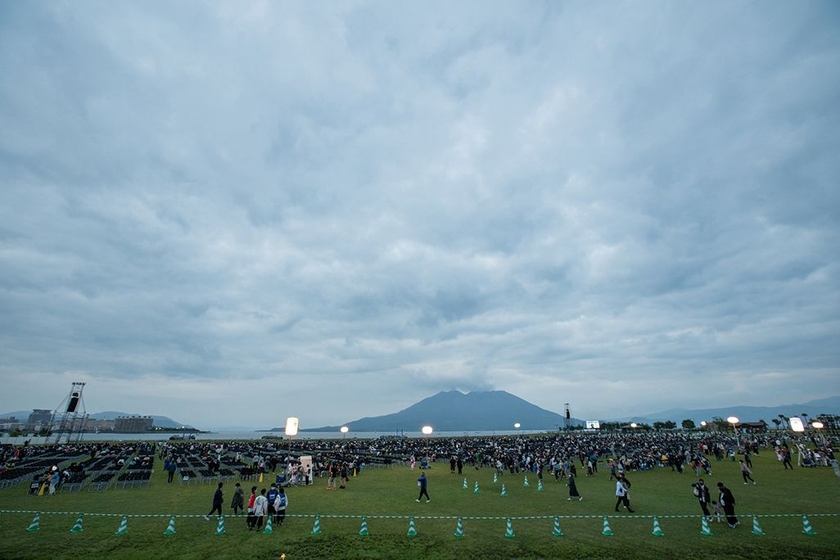 実際の観覧会場の模様