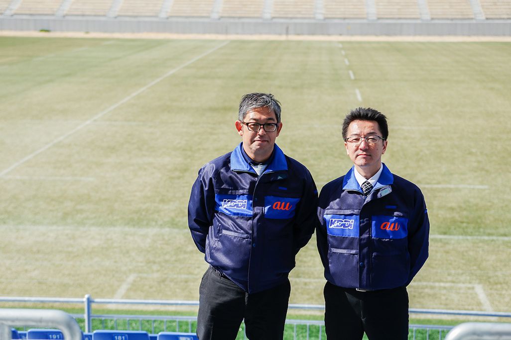 KDDI仙台TCの小野寺毅、尾形雅美