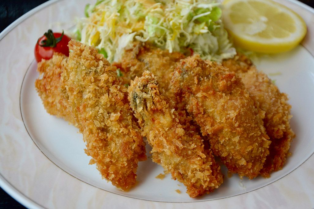 厚岸産牡蠣のカキフライ