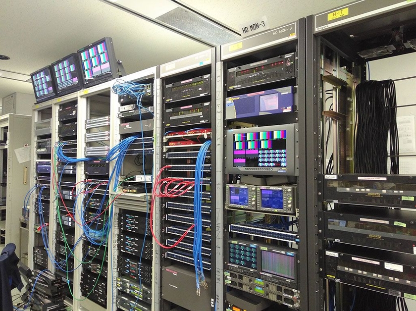 モスクワの「IBC」と同じセッティングで、事前に東京で試験を行った