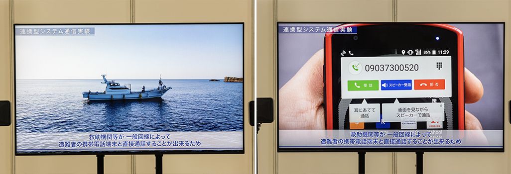 ヘリコプター基地局の実証実験