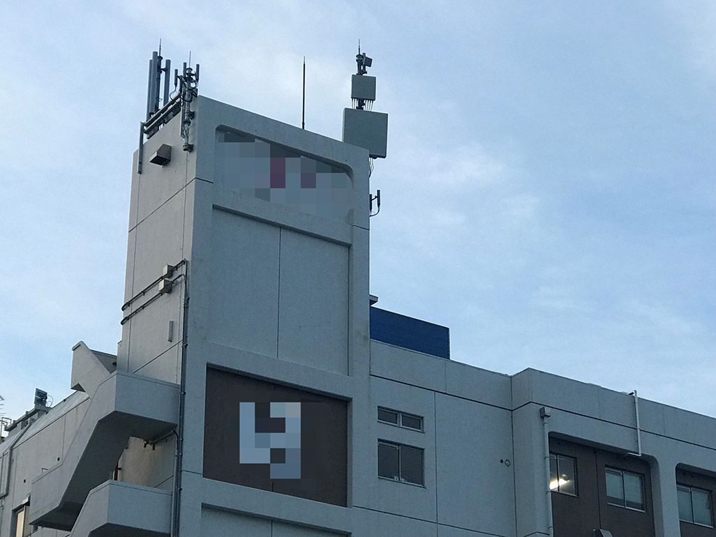 ビル設置タイプの基地局