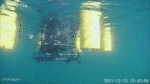 水中ドローン分離