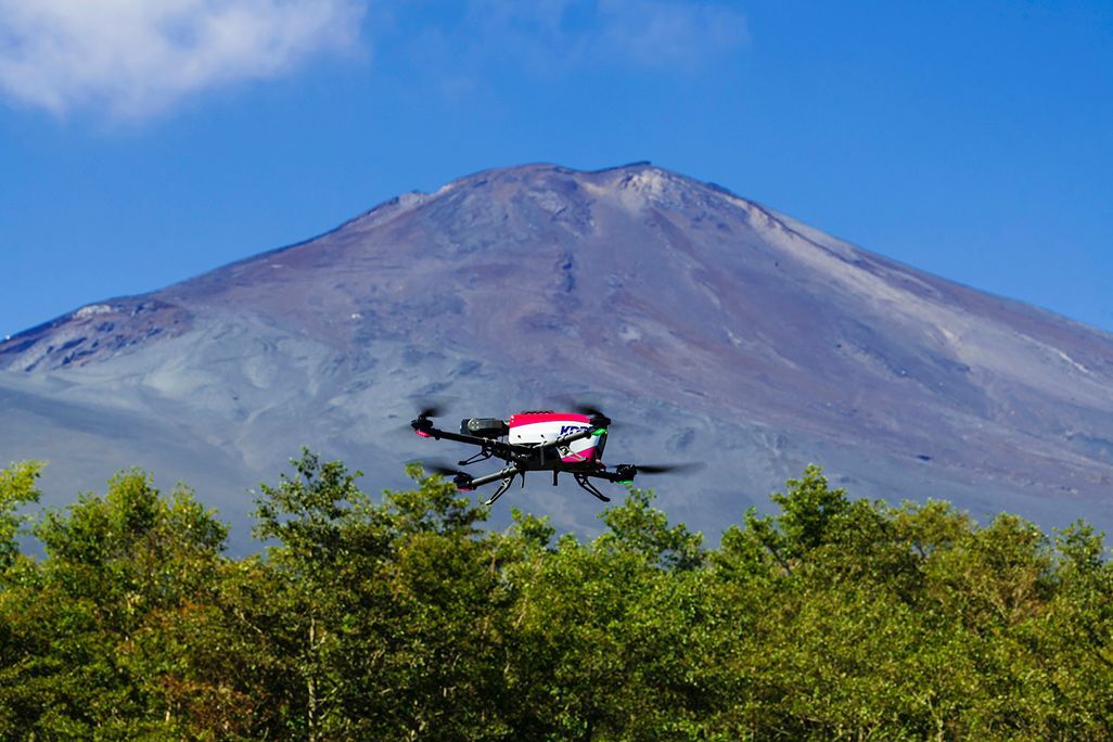 ドローンによる山岳救助