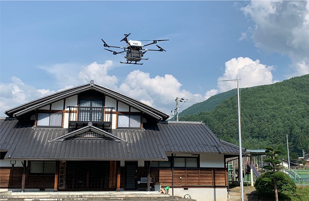 長野県伊那市のドローン配送サービス