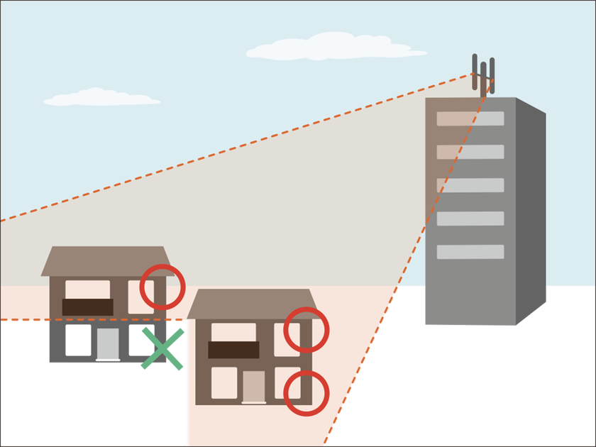1階の電波がつながらない