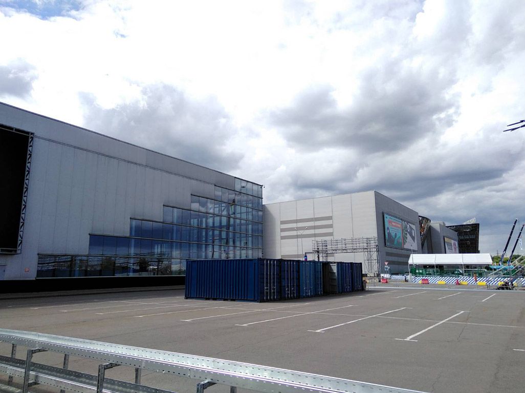 モスクワの「IBC」の外観