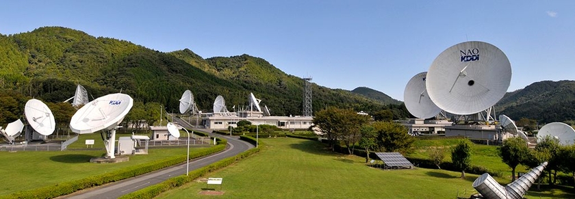 山口県山口市にあるKDDI山口衛星通信所