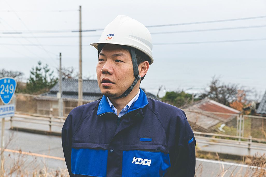 KDDI金沢テクニカルセンターの渡邊啓介