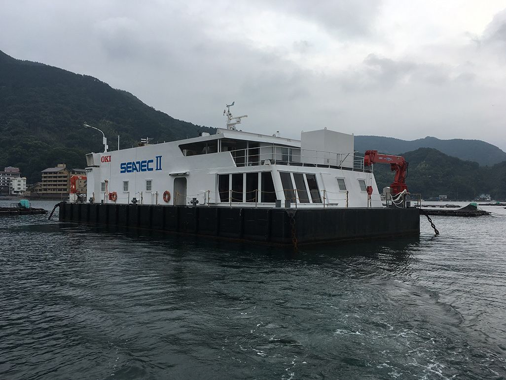 実験が行われた沼津市の施設
