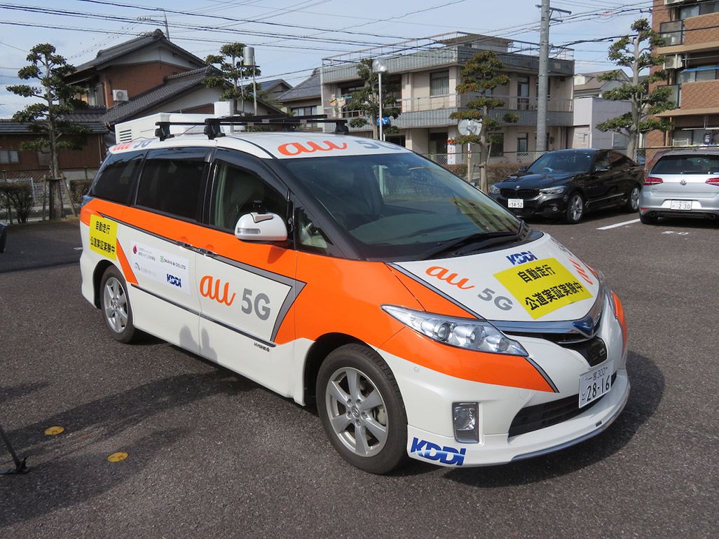 5G自動運転車