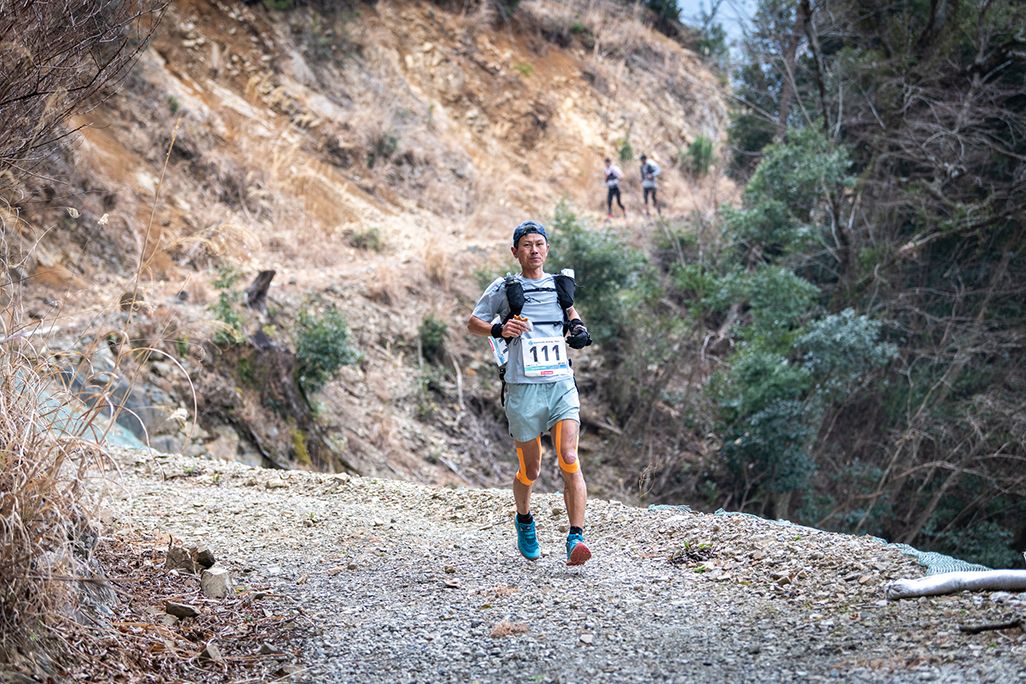球磨川リバイバルトレイルのランナー