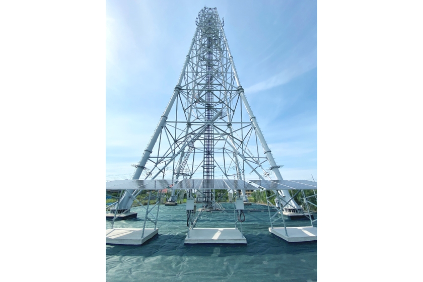 太陽光発電によって電源を確保するサステナブル基地局