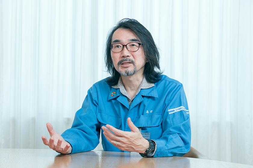 株式会社島精機製作所 トータルデザインセンター 広報担当 烏野政樹さん