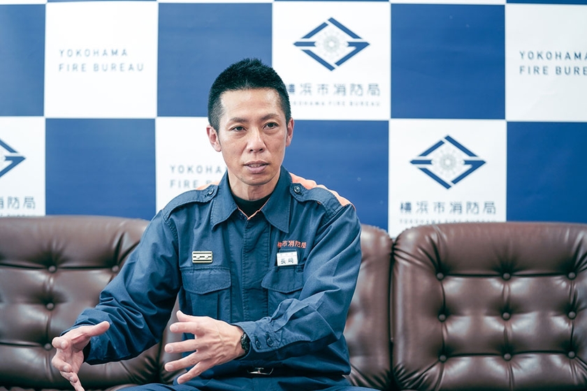 横浜市消防局 警防部 警防課 訓練救助係長 長﨑俊介さん