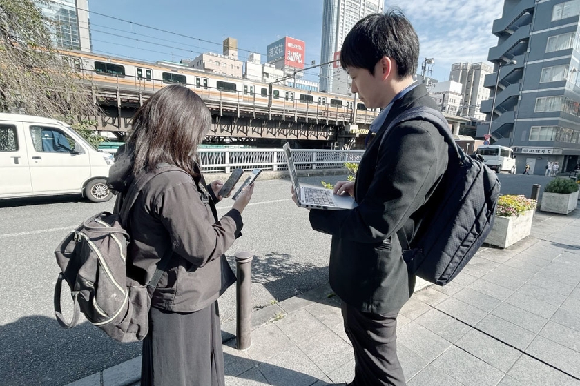 駅や路線付近で現地調査を実施