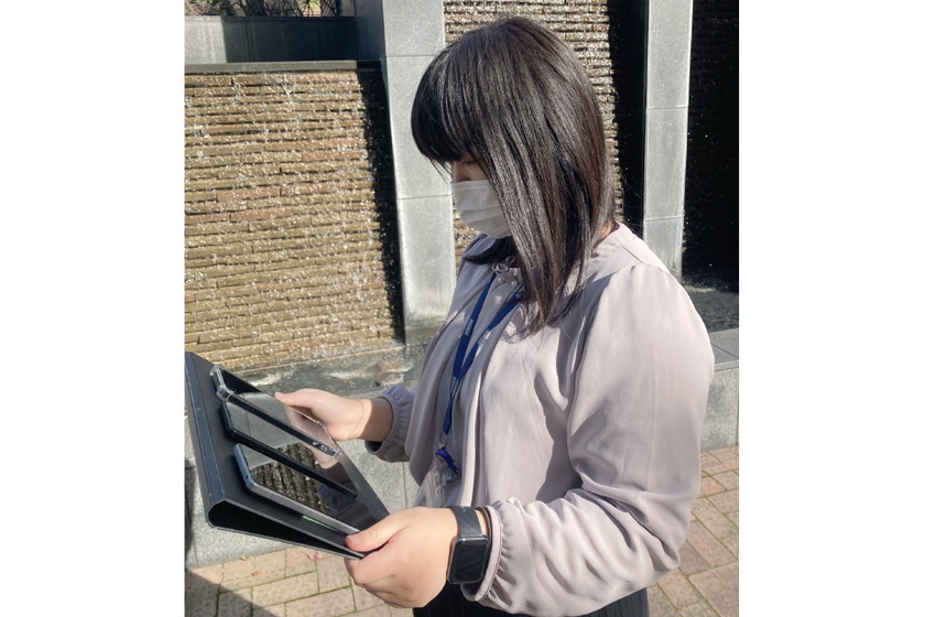 現地調査で、通信品質を確認