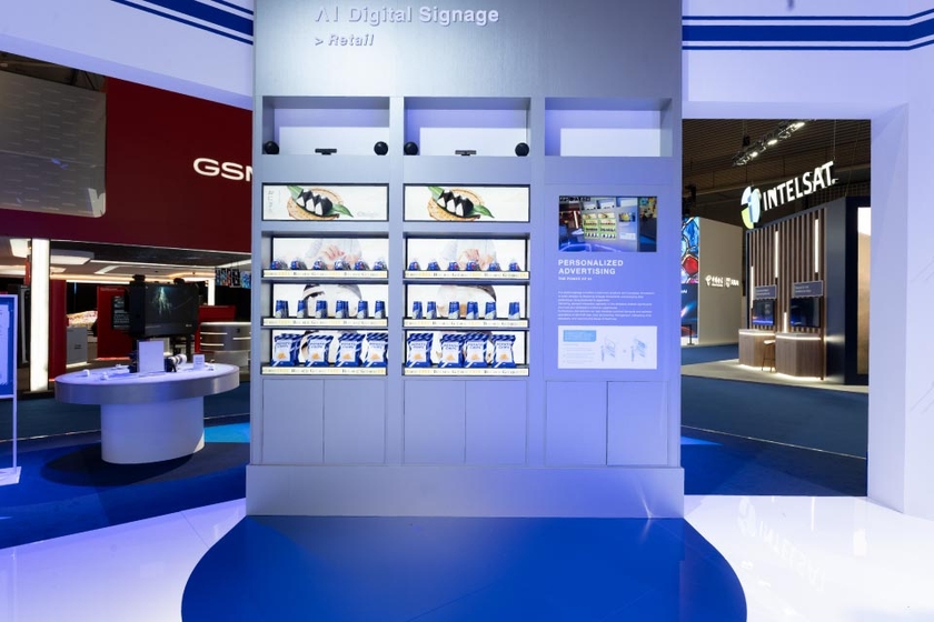 AI Digital Signage（デジタルサイネージ）の展示