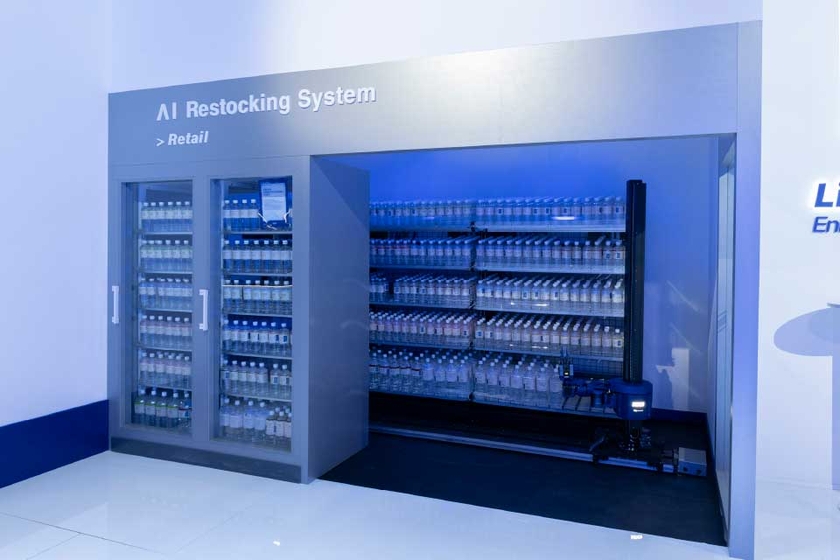AI Restocking Systemの展示