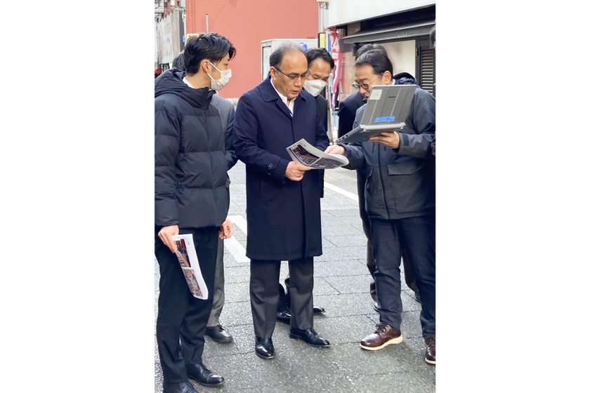 吉村自ら、現地の調査へ足を運ぶことも