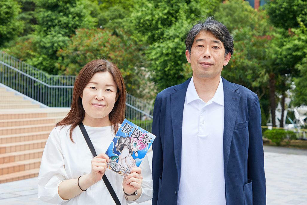 日大三島高校の大川幸祐先生と長坂綾子先生